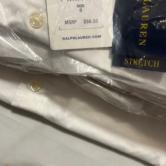 $100 Polo Ralph Lauren US Open Short Sleeve Cuffed Button Down Shirt VTG NWT - Picture 7 of 9